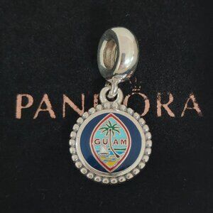Pandora Guam Seal Exclusive Dangle Charm Travel Destination S925 Silver with box